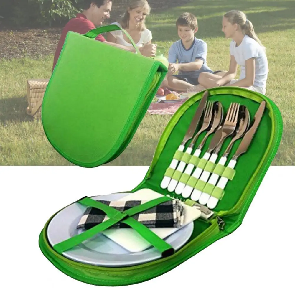 1Pc/1 Set Camp Tableware Set  Ultralight  Camp Utensil Set Camp Bag Utensil Fork Set