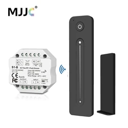 LED Dimmer 220V 230V Wireless Remote Control AC Triac RF Switch Push Dimmer 2.4G Touch Dimer for LED Lamp Bulb Light MJJC-S1-B