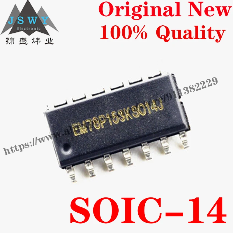 EM78P153SNJ EM78P153KSO14J Semiconductor 8-bit microcontroller -MCU IC Chip Use for the DIY arduino nano uno Free Shipping