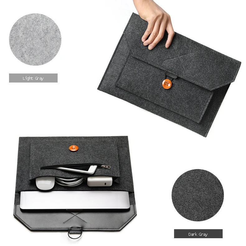 

For Macbook Pro 16 15 12 11 Case pouce funda portatil 14 sleeve laptop hoes portable case for macbook pro 13 case Air 13 bag