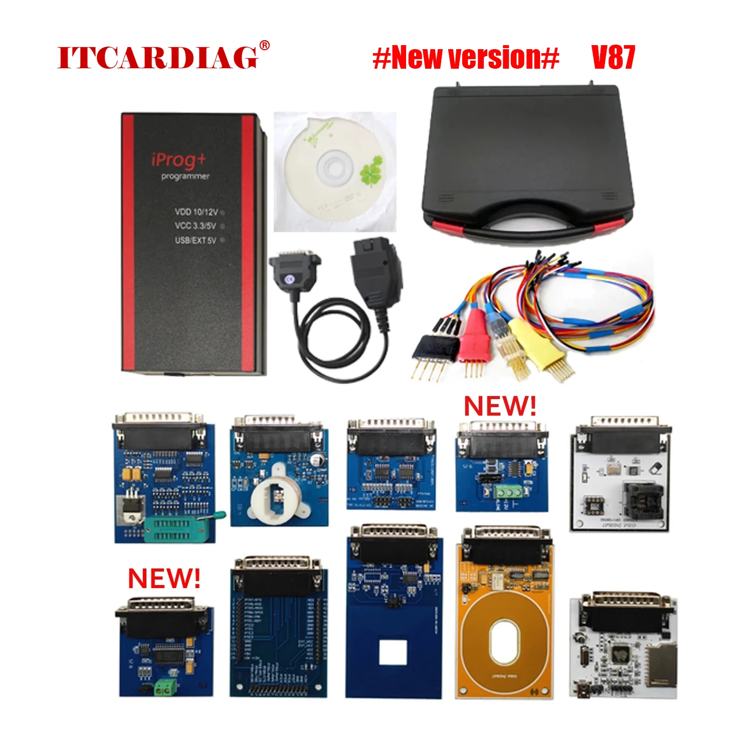 #New Version# Iprog Pro Iprog Plus V87 Software Support IMMO +  Airbag Reset Replace Carprog/Digiprog/Tango With Toolbox