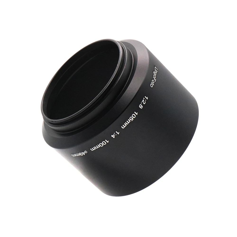 Capa de lente de metal aparafusada de 49 mm com rosca frontal de 62 mm para Pentax Takumar 105 mm f/2,8 ou 100 mm f/4