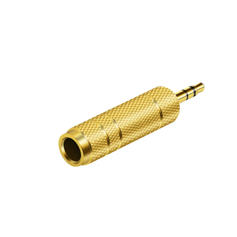 

6.35 3.5 mm Converter 6.35mm Male Plug to 3.5mm Female Connector Earphone Amplifier Audio Adapter Microphone AUX