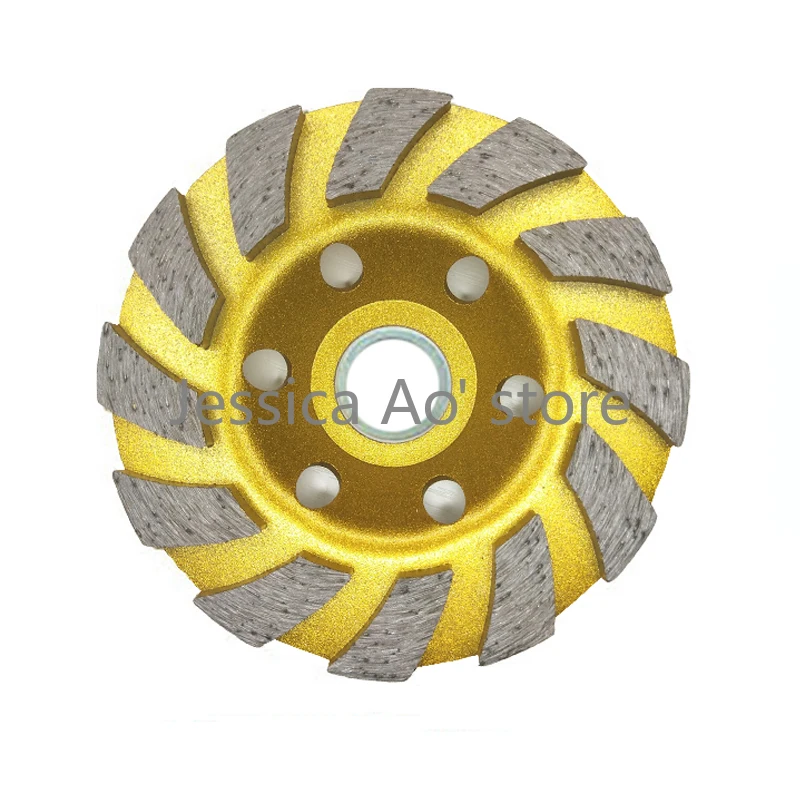 Smerigliatrici angolari da 100mm utensili abrasivi per calcestruzzo forma di ciotola pietra sinterizzata diamante disco abrasivo tazza di marmo mola