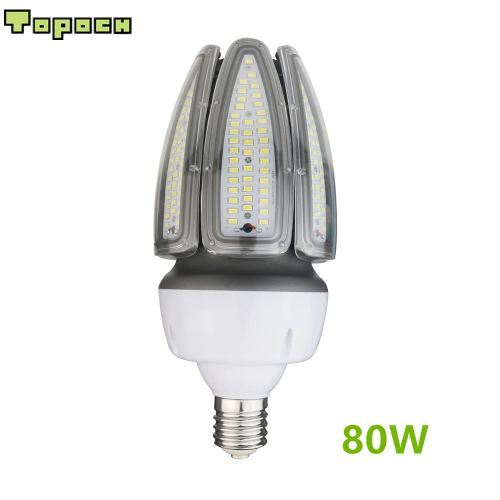 

Topoch LED Replacement Bulb Olive Lamp 80W UL CE List E40 Base 250W HID Retro 100-277V for High Bay Garden Square Fixtures