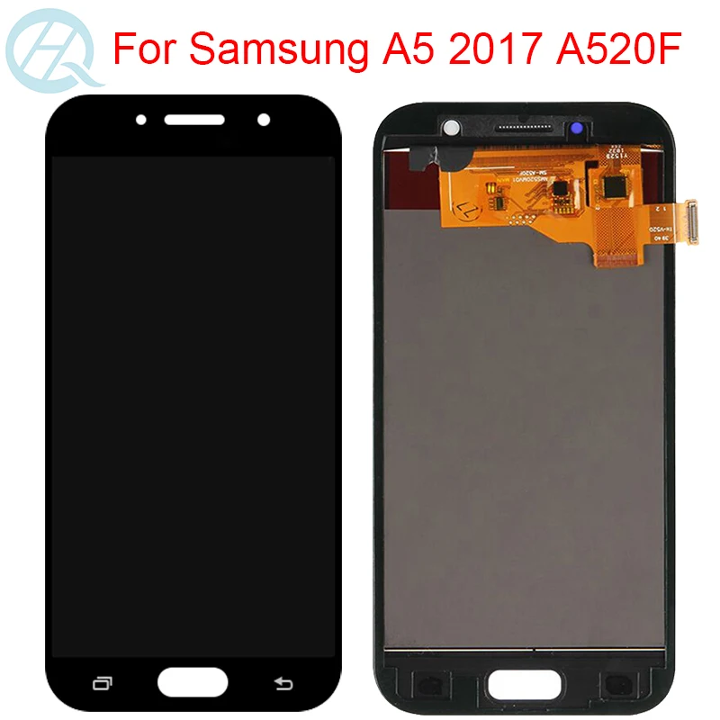 TFT LCD For Samsung  A5 2017 LCD With Frame Touch Screen Assembly 5.2\