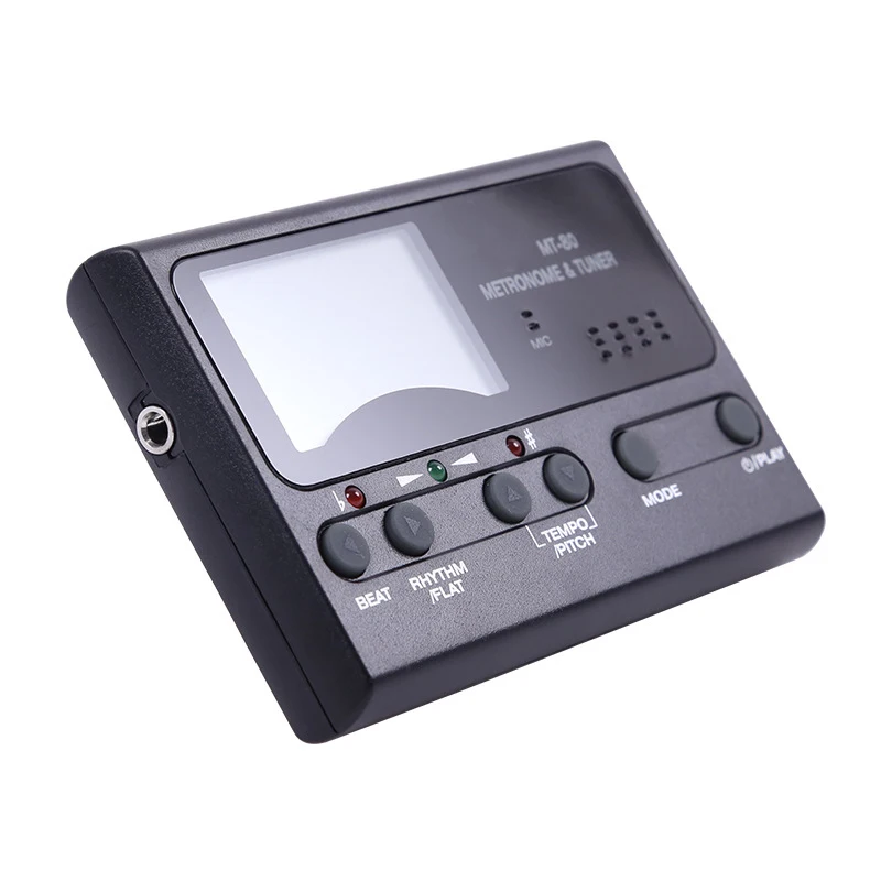 MT-80 Professional Precision LCD Guitar Metronome Tone Generator Guitar Tuner for Chromatic Gutiar Ukulele Bass Violin