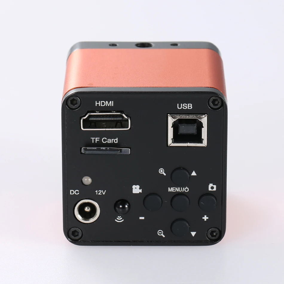 Imagem -03 - Microscópio Industrial Digital Eletrônico Fhd 38mp 2k 1080p Usb Hdmi com Câmera C-mount Cartão tf Gravador de Vídeo Imagem