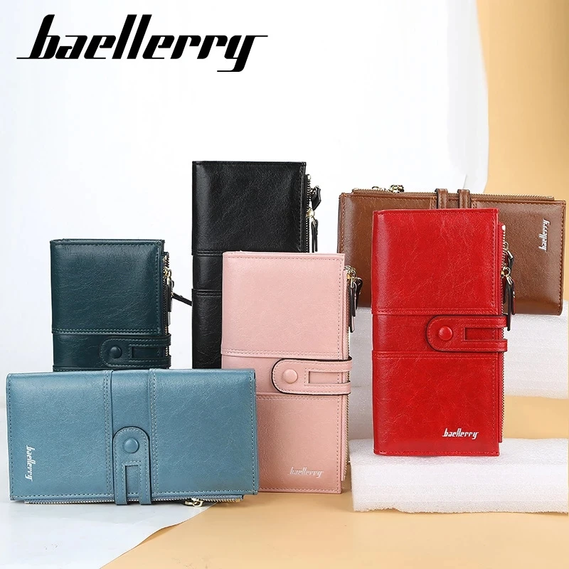 Hot Name Engraved Women Wallets Fashion Long Leather Top Quality Card Holder Classic Female Purse Zipper Custom Wallet For Women