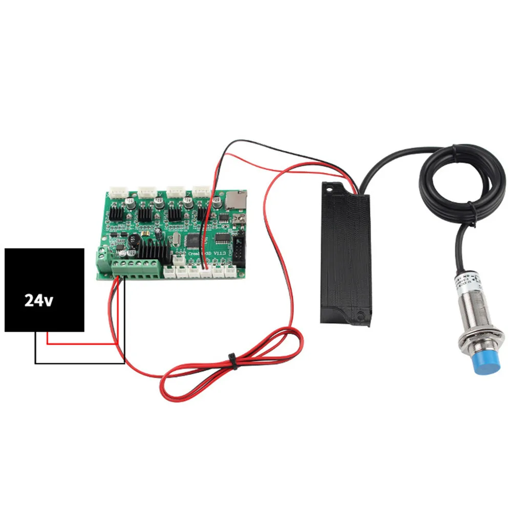 Print Accessories Complete Auto Bed Leveling Sensor Kit Compatible with Bootloader Burning Tool for Creality Ender 3/ 3 Pro