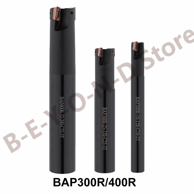 BEYOND Black Milling Cutter Holder BAP300 BAP300R C10 C12 16mm 18mm 1T 2T High Quality Endmill Cutter Bar Lathe CNC APMT 11/16