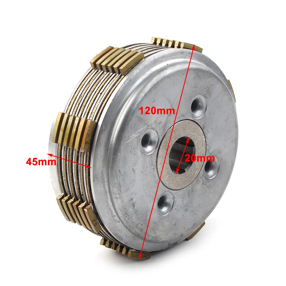 Motorcycle Complete Clutch Disc Plate Kit w/ Spring For Honda Rebel 250 CMX250 1985 1986 1987 1988 1989 1990-2015