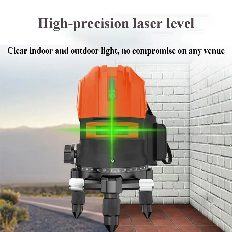 

Laser Level With Reciever Wall Laser Horizontal Measuring Tools Laser Leveler Self Leveling 3d Vertical Cross Lines Laser Guide