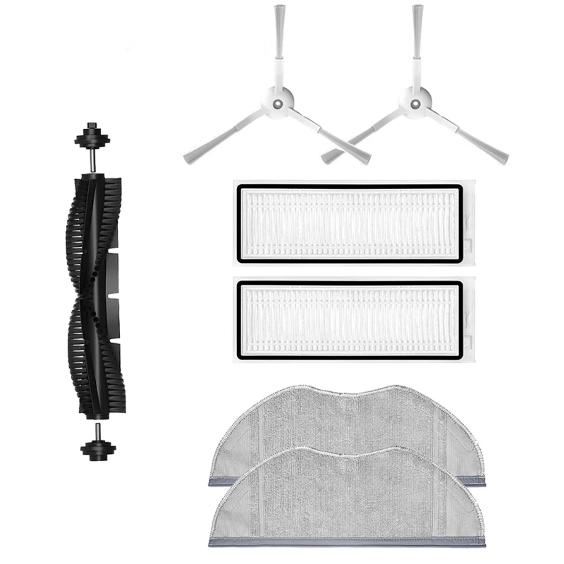 Piezas de Robot lavables para Qihoo 360, accesorios para aspiradora robótica S9, X90, X95, cepillo lateral principal, filtro Hepa, paño para mopa