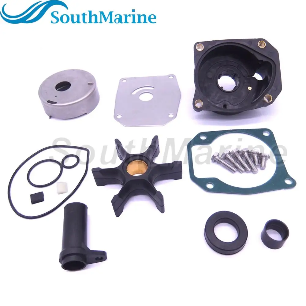 Boat Motor 432955 777804 438602 438591 0432955 0438602 0438591 0777804 Water Pump Repair Kit with Housing for Evinrude Johnson O