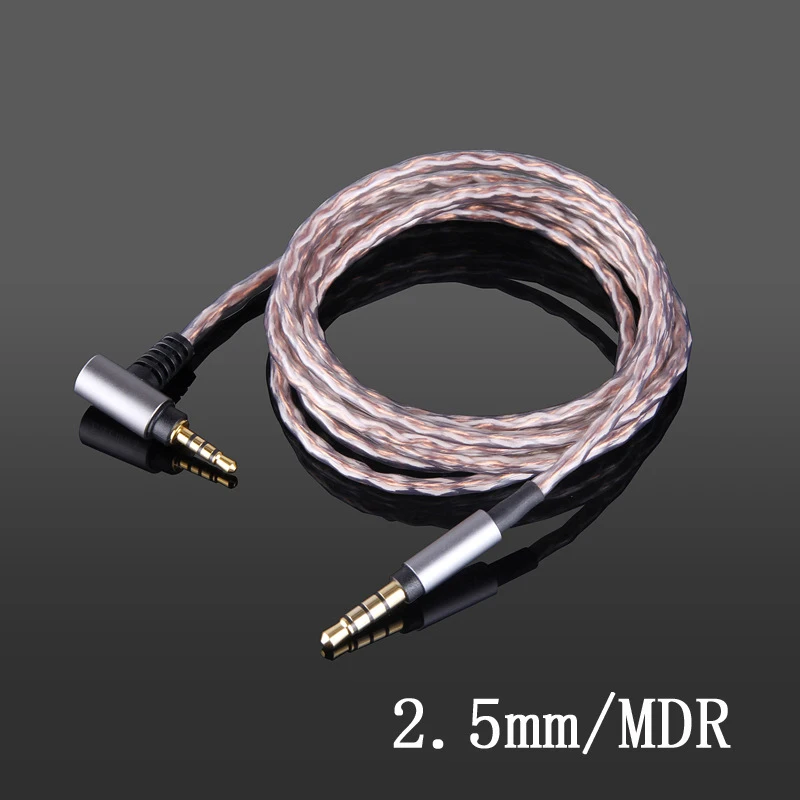 For Sony/ATH/MDR Headphone Cable 4.4mm 2.5mm 3.5mm MDR-1AH9001000XM 2M 3M SR7 SR5 3 100%High Purity Single Crystal Copper Cable