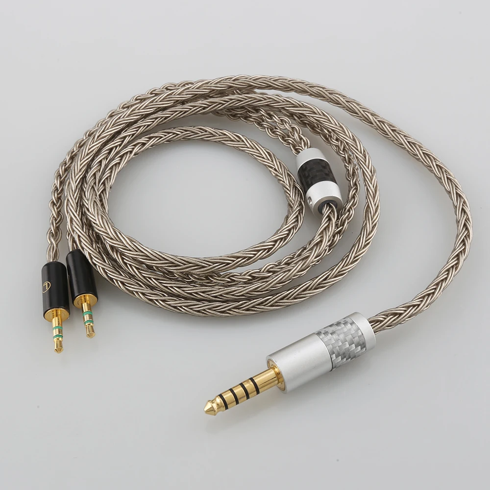 

7N OCC Copper 16cores Headphone Cable for Hifiman 300 400 i 1000 he400i he1000 he6 v1 v2 he 500 560 edx Headset Headphone