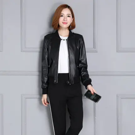 Top brand Slim 2020 New Suit Real Genuine Leather Jacket KC8  high quality