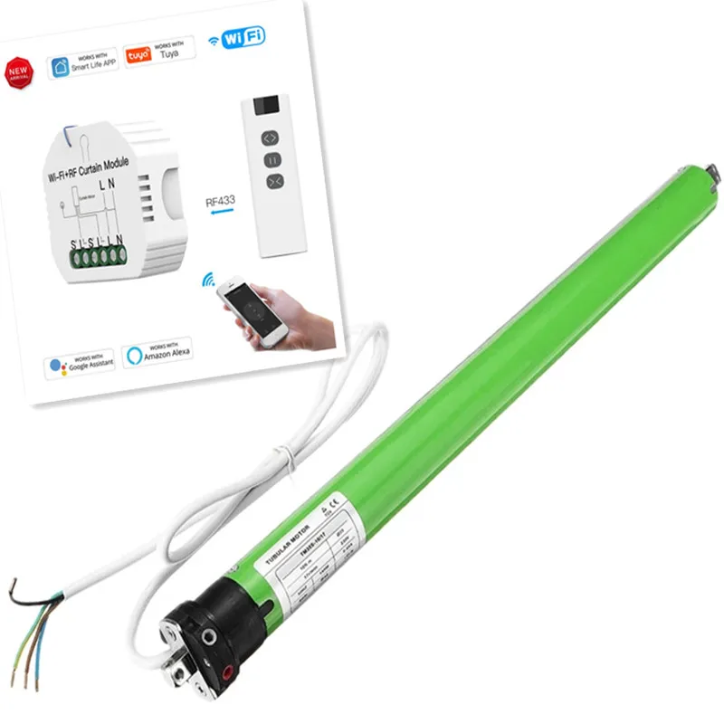 Dooya-Smart Blinds Module Switch, Roller Shutter Motor, Tuya Tubular Motor, Voice Control, Schedule Timer, WiFi, DM35S