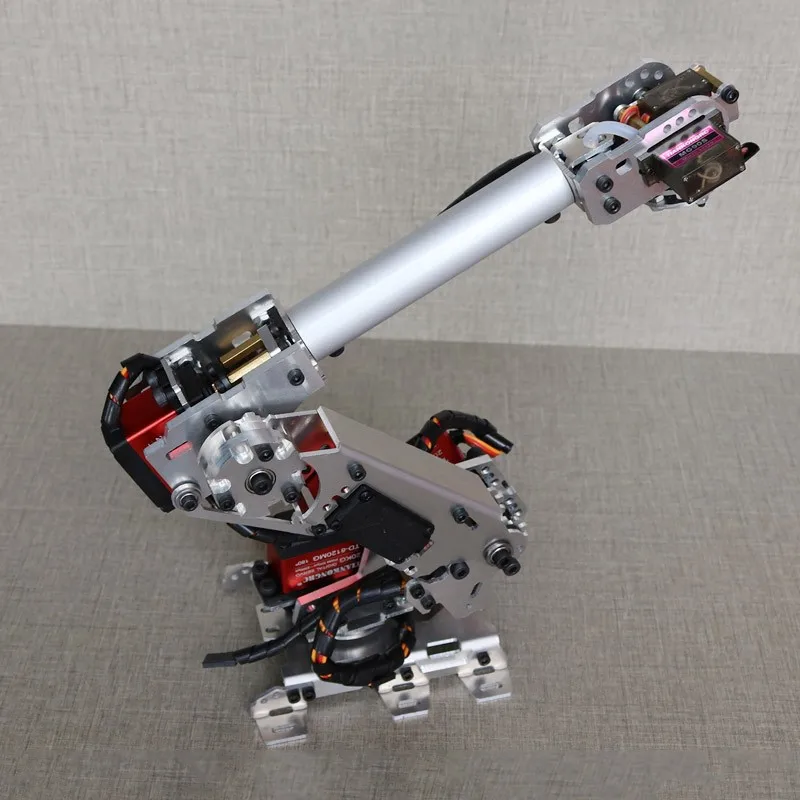 260mm 6 Axis Robot Arm Frame 6 DOF Mechanical Arm Industrial Robotic Model Unassembled Kit TD-8120MG