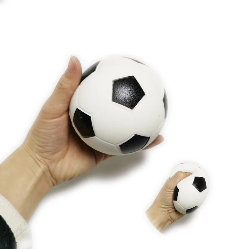 6CM Pu Foam Fidget Sensory Stress Ball Children\'s Toy Foam Sponge Basketball Vent Football Tennis Baseball Preschool Education