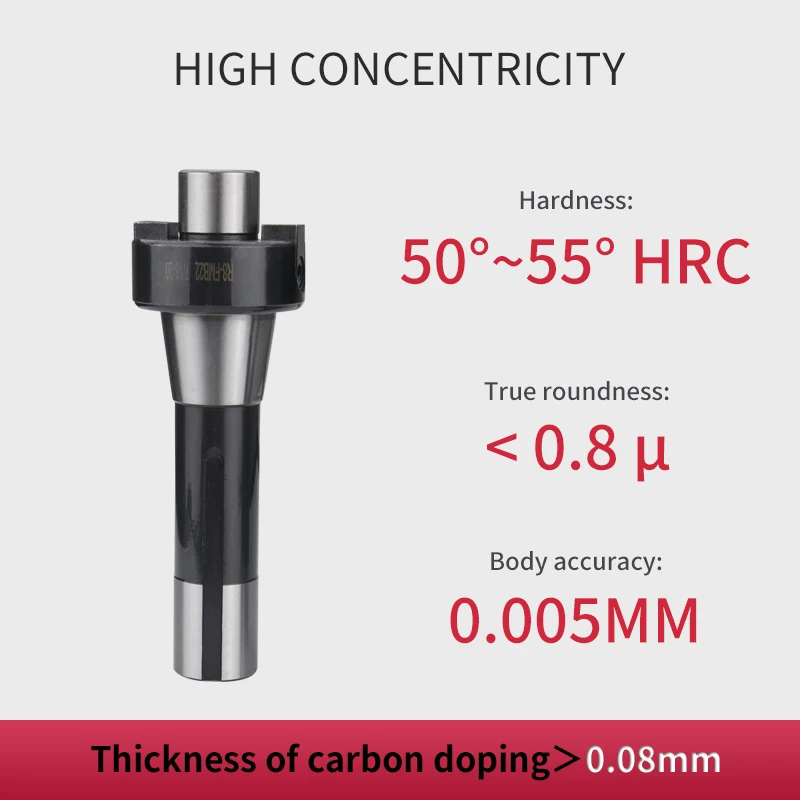 Imagem -05 - Precisão Ferramenta Cnc Shank R8-fmb22 Avião Ferramenta de Fresagem Shank Fresadora r8 Ferramenta Haste Métrica Britânico 716 Alta
