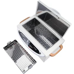 Droge Warmte Kast Draagbare Hoge Temperatuur Nagel Sterilisator Kasten Voor Manicure Beauty Pedicure Salon Nail Tool