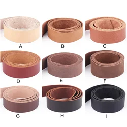 20mm -50mm Multicolor Genuine Leather Italian Natural Leather Cowhide Leather Craft for Pet Collars Leather Watch Straps