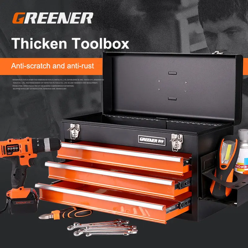 Car Tools Box Professional Toolbox Complete Workshop Trolley Workbench Waterproof For Garage Equipment