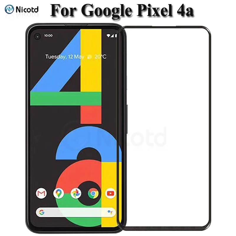 2Pcs/Lot Safety Protective Glass For Google Pixel 6 5 4 3 2 1 Full Cover Screen Protector For pixel 2 3A 4 XL 4A Tempered Glass