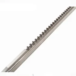 HSS Broaching Cutting Tools ModuleSpline Broach 8mm - 12mm Keyway Broaches Square Pull And Push Broaches Can Be Customized