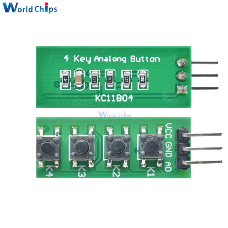 diymore-33-В-5-В-kc11b04-4-кнопки-аналоговая-клавиатура-Модуль-платы-порт-АЦП-клавиатура-для-arduino-mega2560-arm-avr-pic
