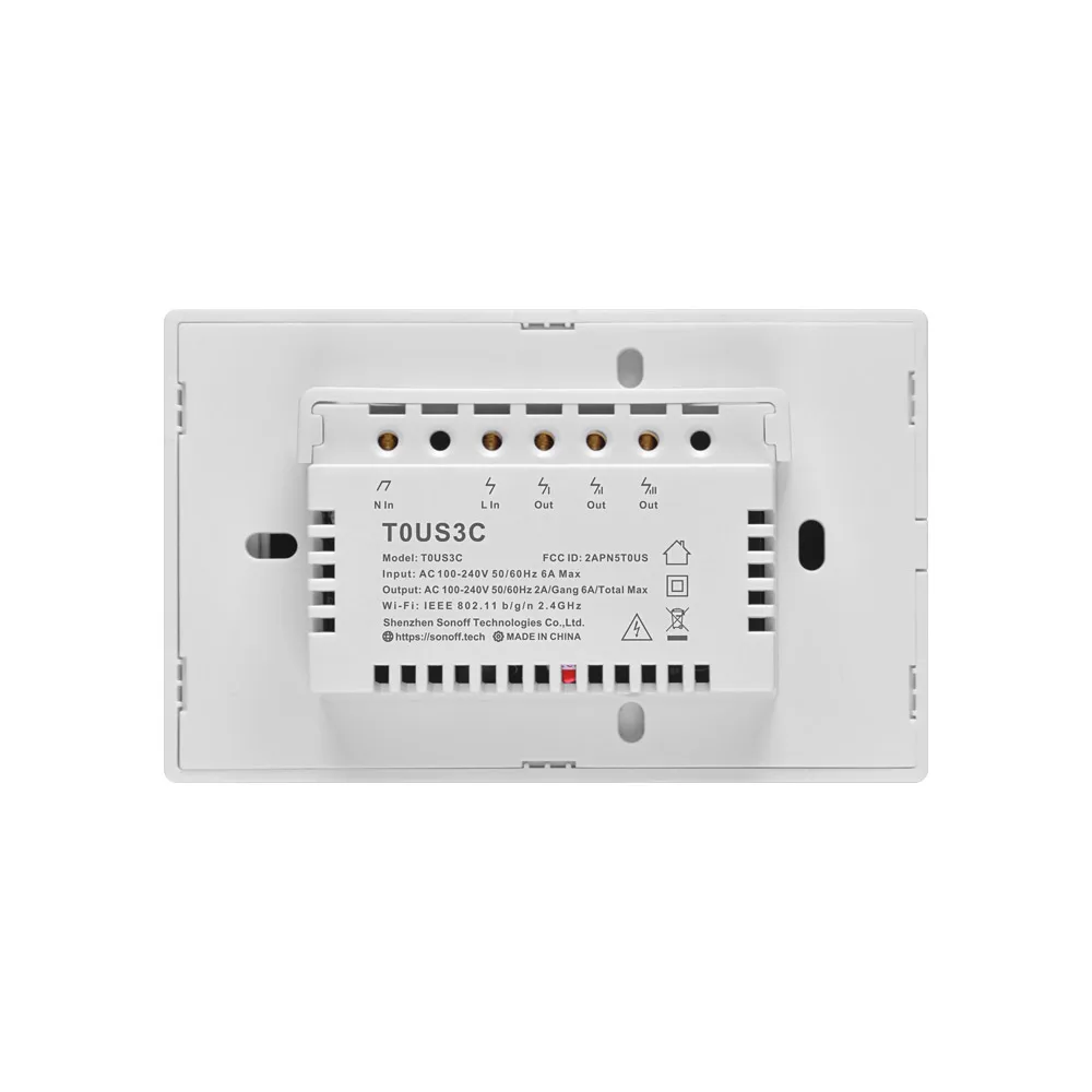 SONOFF T0 TX EU/US สมาร์ท WiFi Smart Switches 1/2/3 GANG สวิตช์ WiFi ไร้สายสำหรับ Alexa google บ้านสมาร์ทบ้านสมาร์ท