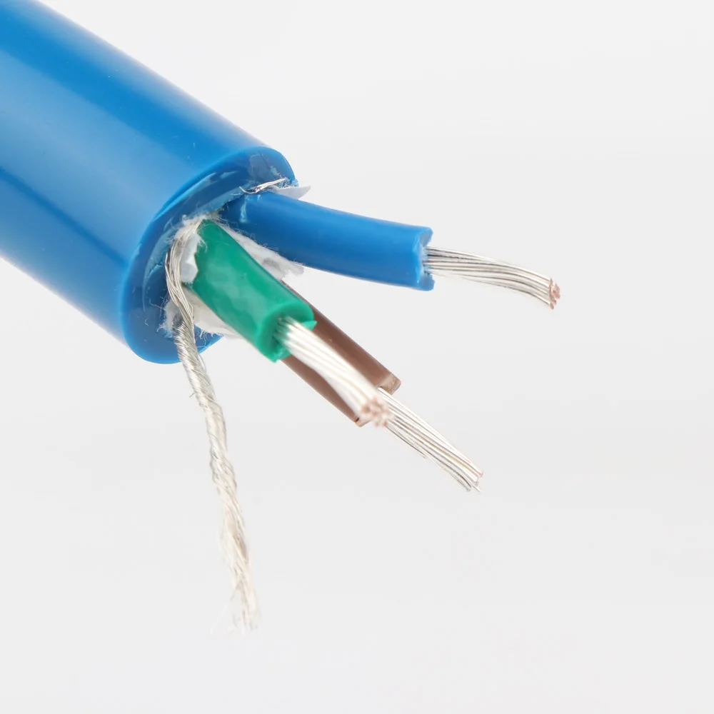 D511 كابل الطاقة EMC درع كابل الطاقة السائبة مرحبا نهاية OFC الفضة مطلي كابل الطاقة التيار المتناوب HiFi سلك الطاقة الصوتي