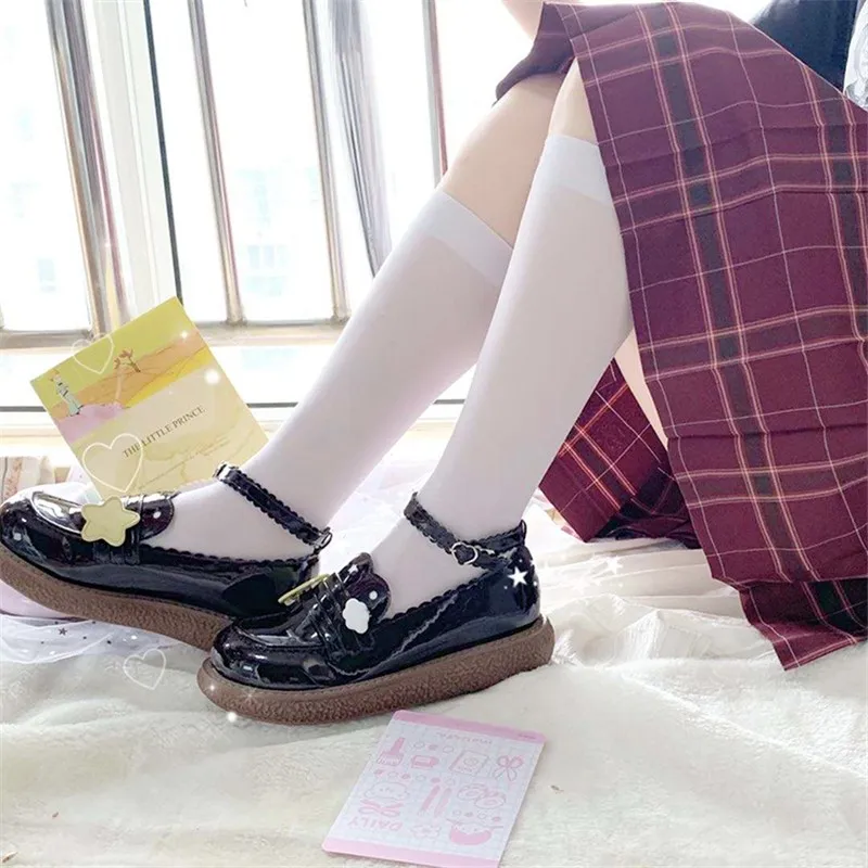 Sweet Girls Star Buckle Female Kawaii Tea Party Japanese Cute Women Harujuku Jk Uniform Platform Feminine Anime Lolita Shoes