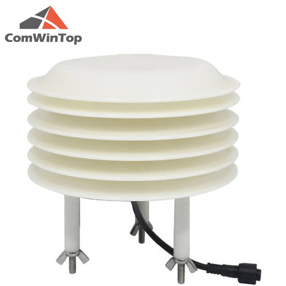 CWT-BY Outdoor Sfeer Temperatuur Vochtigheid Noise Druk PM2.5 Verlichting CO2 Sensor Met Rs485 Uitgang