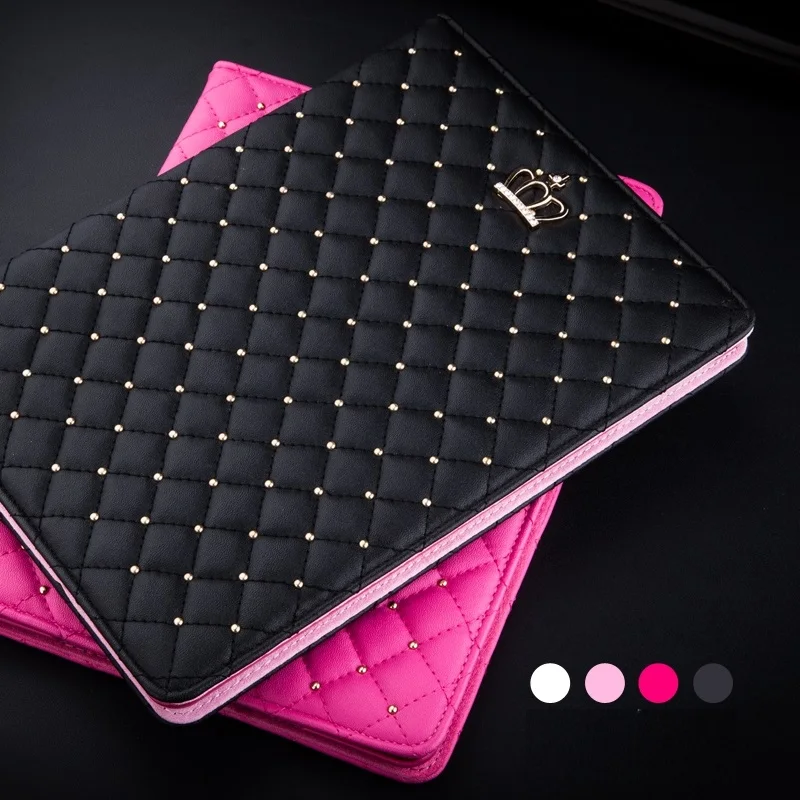 9.7'' Luxury Coque For iPad 2018 9.7 Crown Case Flip A1893 A1954 Smart Auto-Sleep PU Leather Stand Cover for iPad 9.7 2018 Case