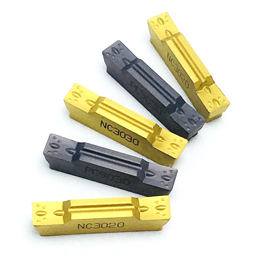 10pcs MGMN150 MGMN200 MGMN300 MGMN400 NC3020 NC3030 PC9030 slotting carbide blade cutting and  slotting tool MGMN 300