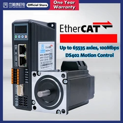 Nema23 JMC 57mm Closed-Loop Stepper Servo Motor & Driver Kits 2Nm 5.0A EtherCAT Bus COMM Controller for CNC Router Machines