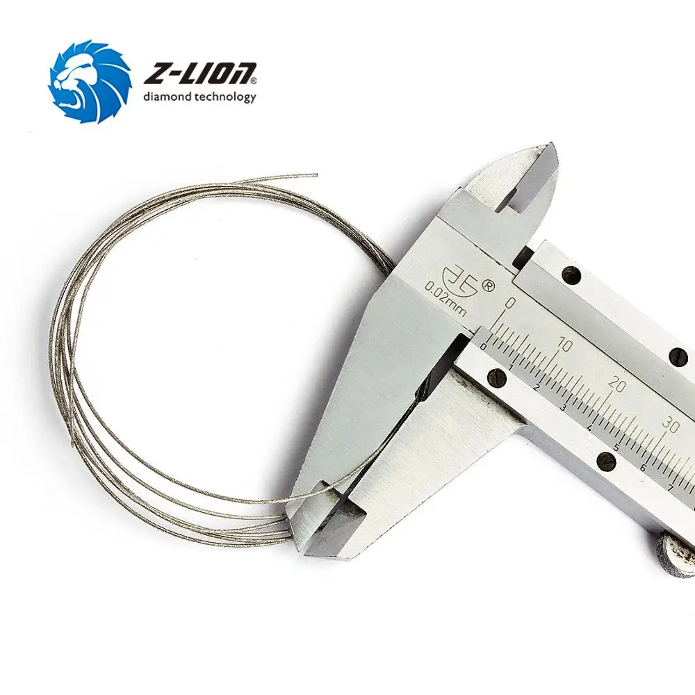 Z-LION 1PC Coping Saw Steel Frame With 2m Diamond Wire Saw Dry Wet Use For Wood Stone Jade Metal Cutting Multifunction Hand Tool