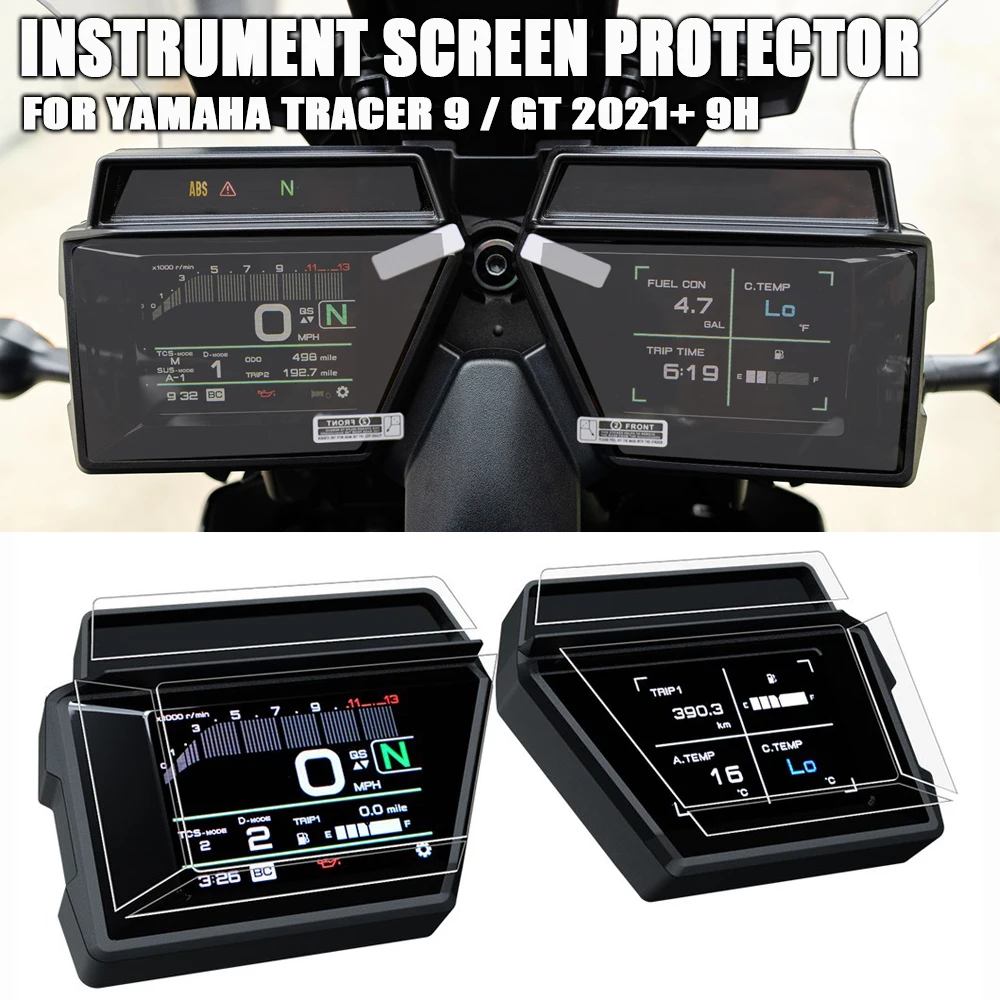 

2 шт., протектор экрана для Yamaha Tracer 9 / GT 2021 + 9