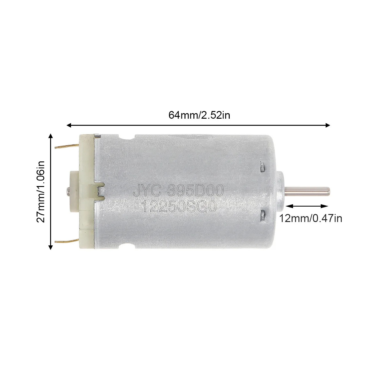 395 DC Motor For Drill  6-24V DIY Micro Motor High Speed Large Torque Motor for DIY Toys Juice Cup Small Appliances