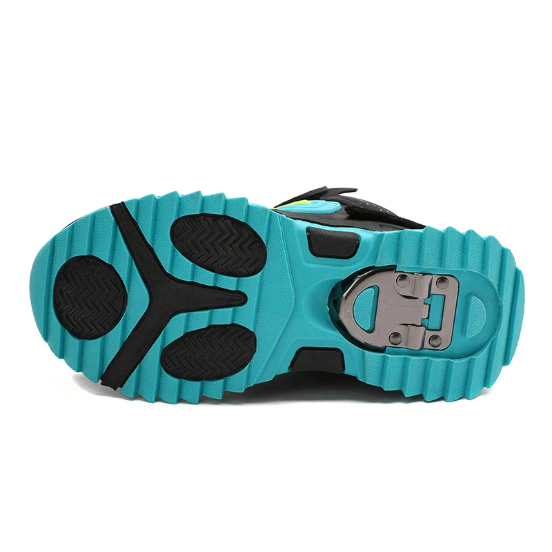 Winter Warm Fur Snow Boots Children Black Furry Shoes Boys Non-slip Steel Claw Waterproof Kids Footwear Child Sneakers Fashion
