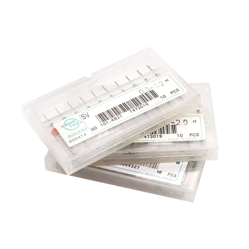 10pcs 0.3-1.2mm PCB Imprimir Circuito Carbide Micro Broca Tool Set