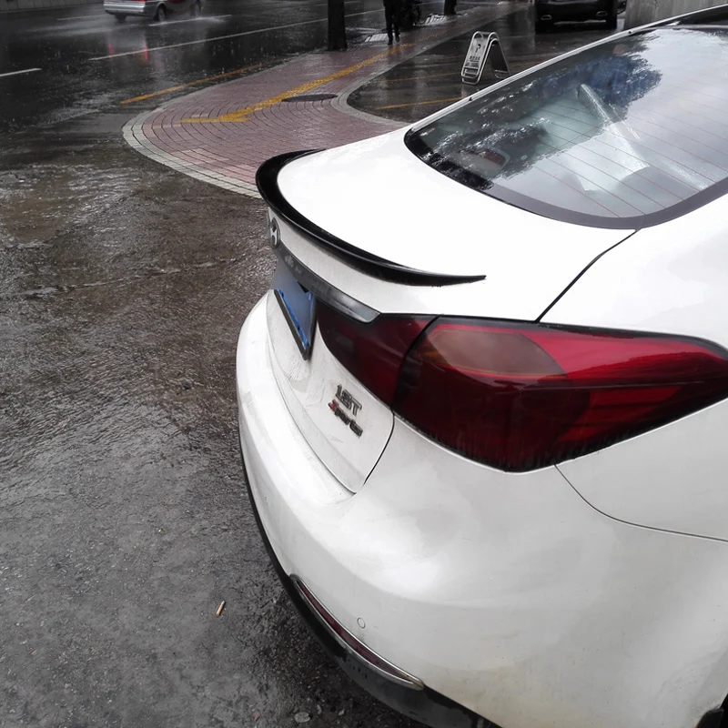 Akcesoria samochodowe do Kia Forte K3 2011 2012 2013 2014 Plastik ABS Niepomalowany Podkład Ogon Bagażnik Skrzydło Tylny Spoiler Dekoracja