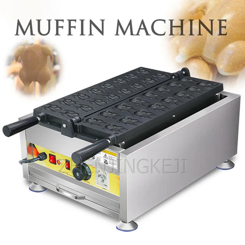 Muffin Machine 3200W Home Waffle Making Desktop Flip Type Commercial Electrothermal 220V/110V Snack Bar Food Street Equipment