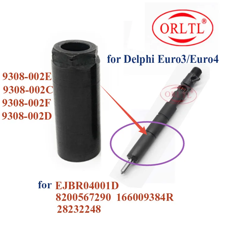 

ORLTL Euro 3 Euro 4 9308-002E fuel common rail injector nozzle cap nut For EJBR04001D 8200567290 166009384R 28232248