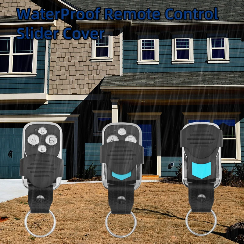 범용 무선 RF 원격 제어 컨트롤러, 게이트 차고 도어 알람 수신기용, 배터리 포함, 4 버튼, 433.92 Mhz