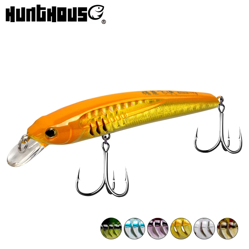 

Hunthouse fishing hard lure minnow floating 80mm/7g jerkbait wobbler Japan saltwater surface bait pike bass swimbait pesca