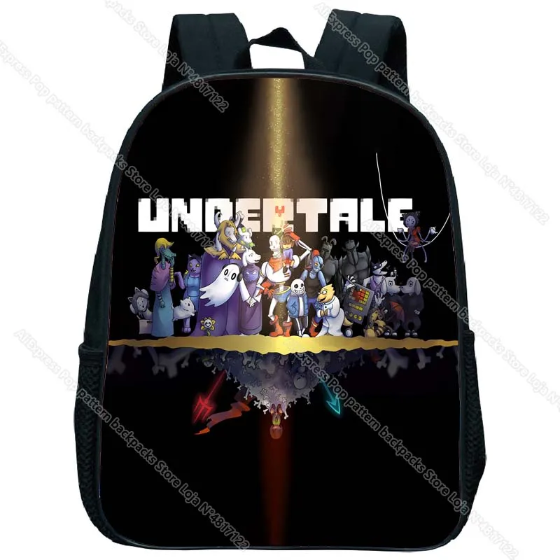 UNDERTALE Sans e Papyrus zaino per bambini asilo Mini zaino ragazzi ragazze bambini Cool Cartoon Anime Bookbags Mochilas